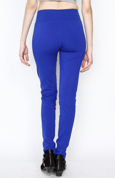 Blue Front 8 Buttoned Ponti Pants