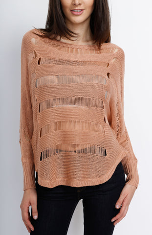 Blush Brandy Knit Sweater