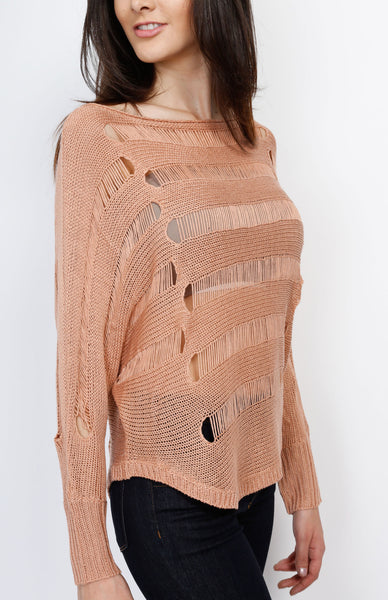 Blush Brandy Knit Sweater