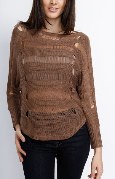 Mauve Brandy Knit Sweater