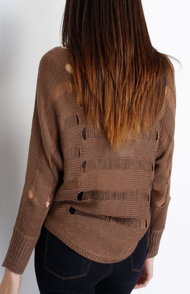 Mauve Brandy Knit Sweater