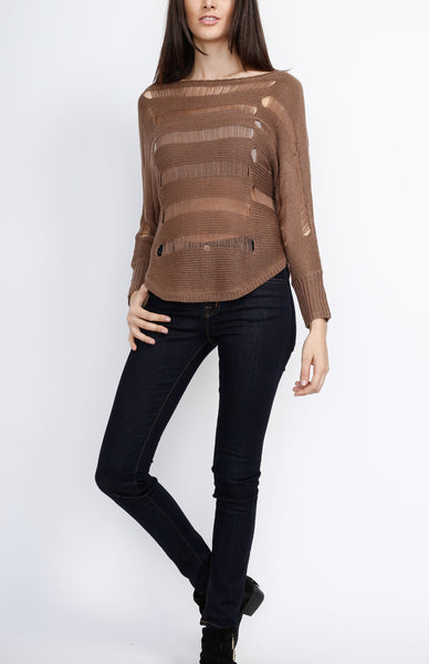 Mauve Brandy Knit Sweater