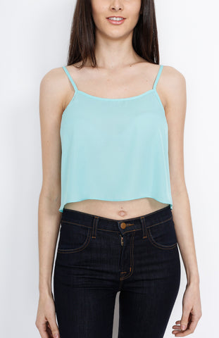 Mint Spaghetti Strap Top