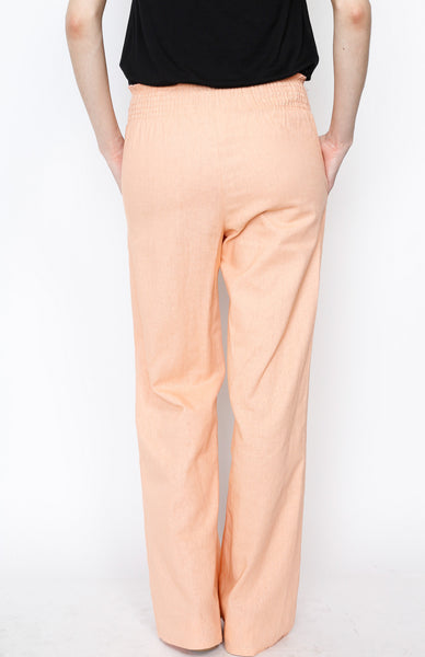 Peach Linen Pants