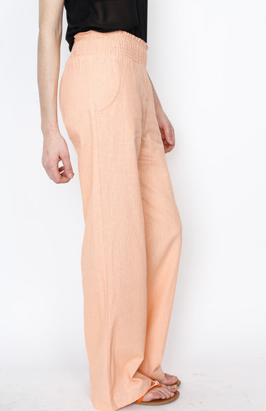 Peach Linen Pants