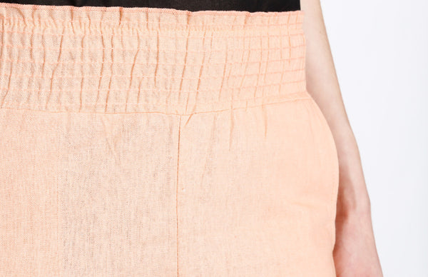 Peach Linen Pants