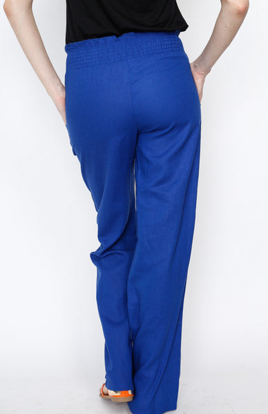 Blue Linen Pants