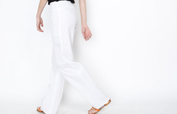 White Linen Pants