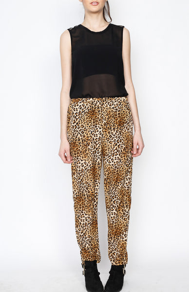 Leopard Print Pants