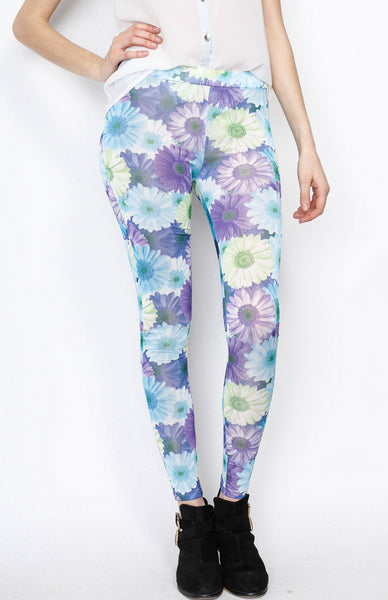 Lavender Floral Print Pants