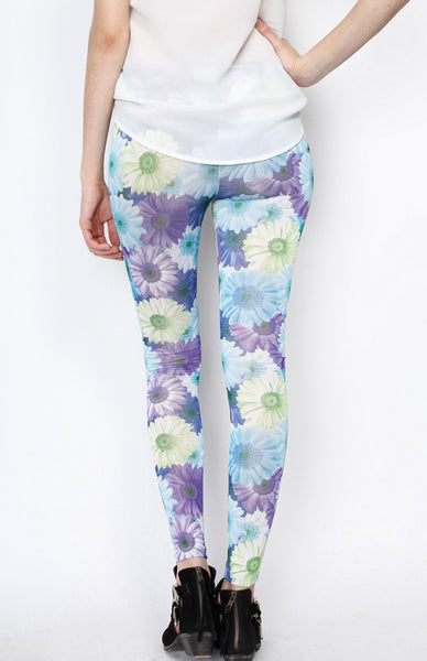 Lavender Floral Print Pants