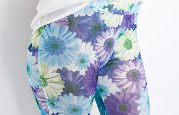 Lavender Floral Print Pants